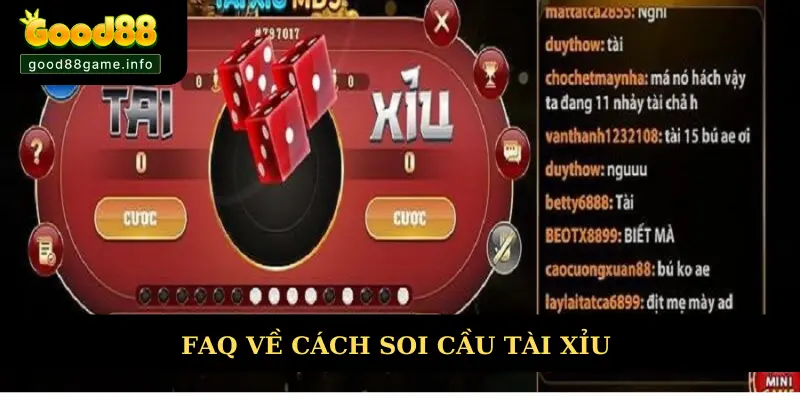FAQ về cách soi cầu tài xỉu