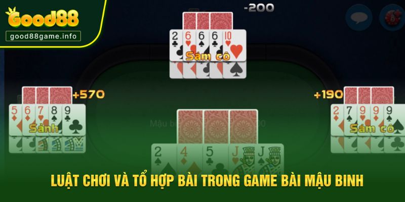 Luật chơi và tổ hợp thường xuất hiện trong mậu binh