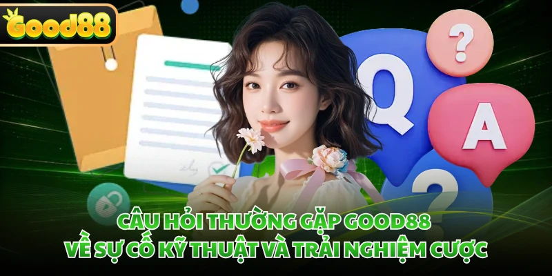Câu Hỏi Thường Gặp GOOD88 - Tháo Gỡ Mọi Thắc Mắc Cực Nhanh 4 Câu hỏi thường gặp GOOD88 về sự cố kỹ thuật và trải nghiệm cược