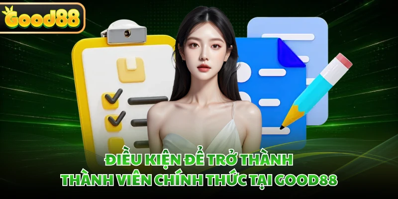 Điều Khoản Điều Kiện GOOD88 - Bộ Quy Định Mới Nhất 2026 1 Điều kiện để trở thành thành viên chính thức tại GOOD88